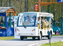 电动观光车助阵景区升级旅游体验
